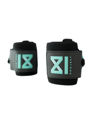 MUÑEQUERAS NYLON AGUAMARINA