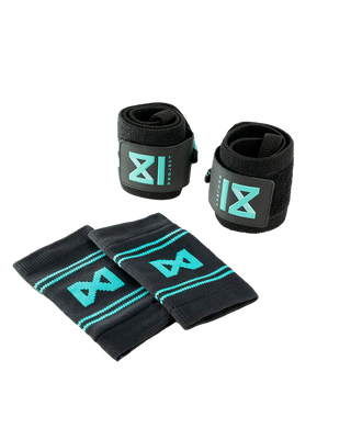 MUÑEQUERAS NYLON AGUAMARINA