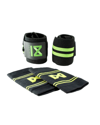 MUÑEQUERAS NYLON VERDE