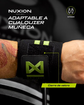 MUÑEQUERAS NYLON VERDE