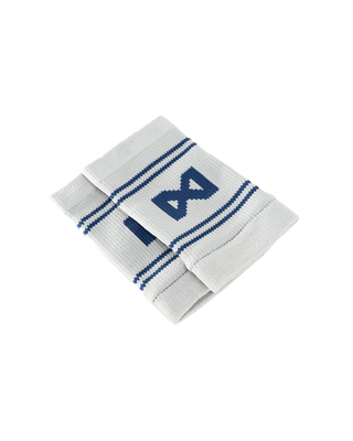 MUÑEQUERAS TELA AZUL